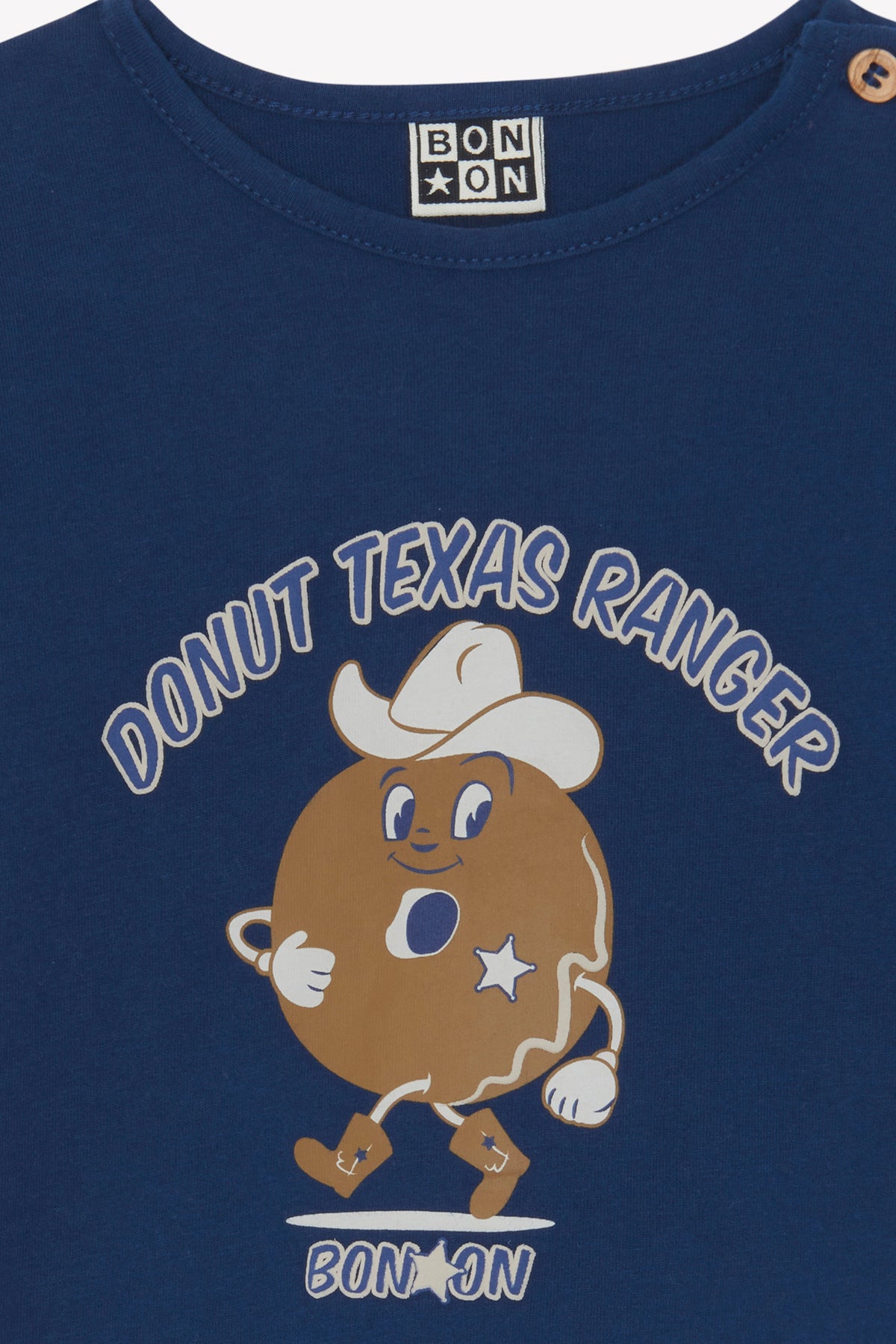 T-shirt - Taxi Donut i mørkeblå
