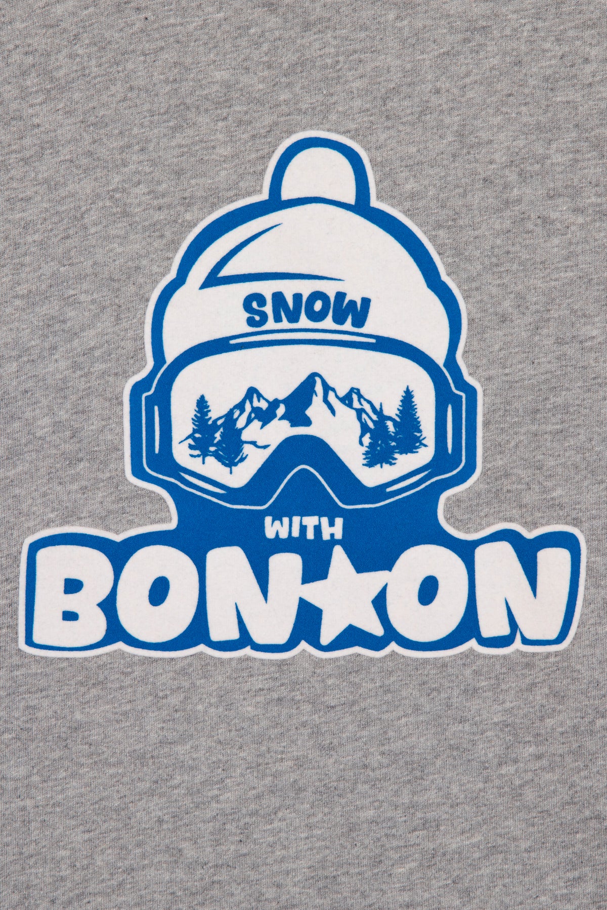 T-shirt - Taxo Snow gemêleerd grijs