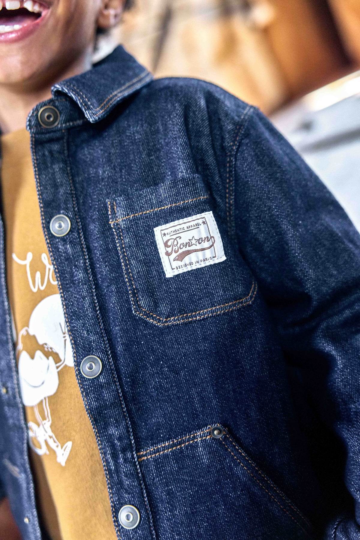 Overhemd - Michael van ongewassen denim
