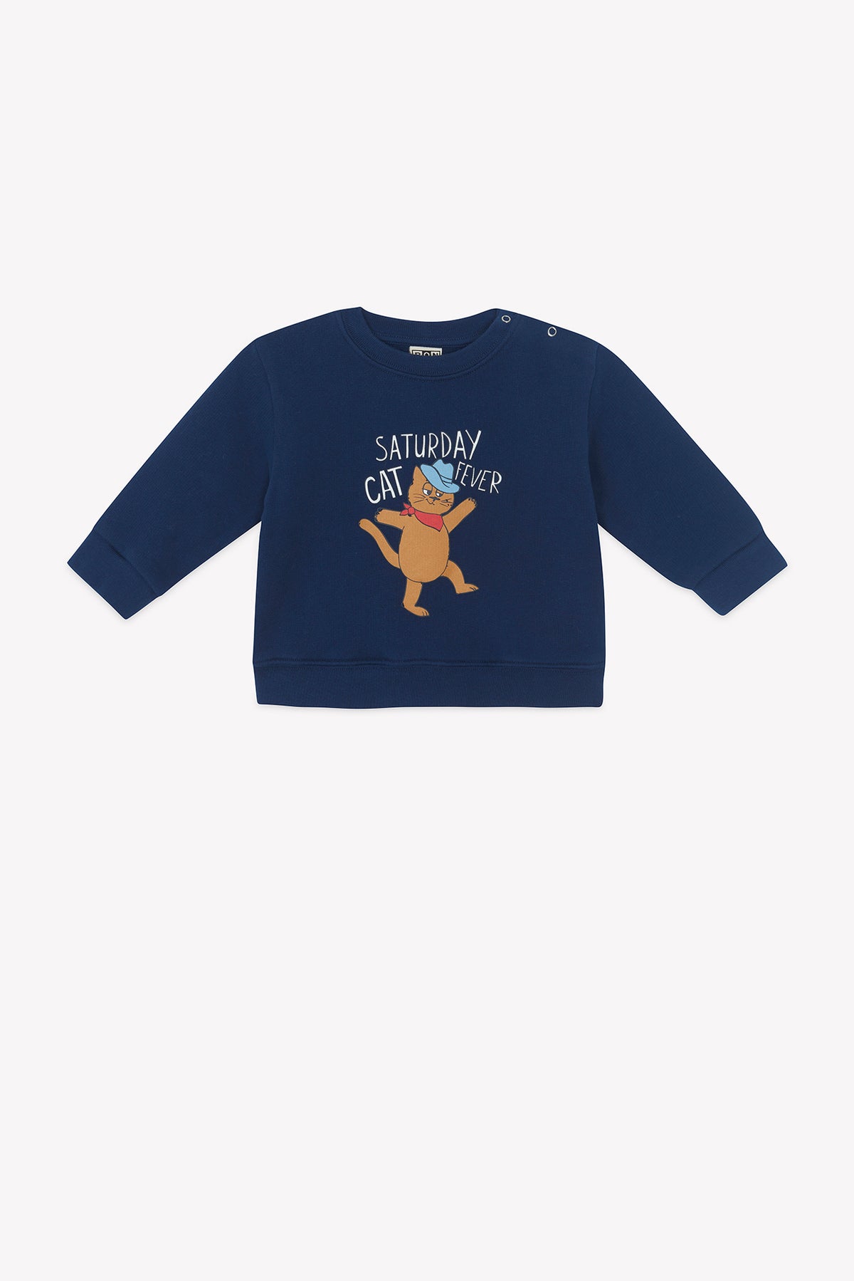 Sudadera - Smily Cat Fever azul intenso