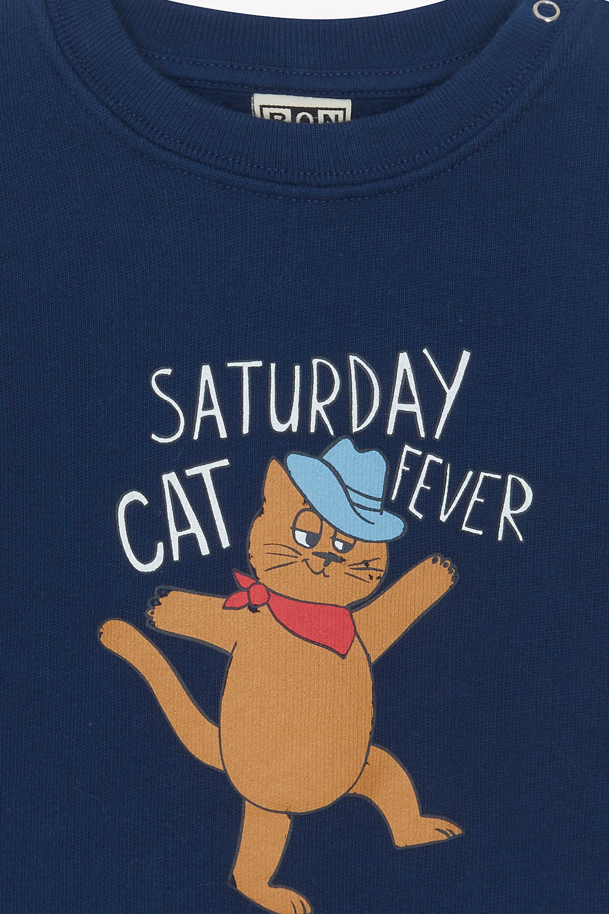 Sudadera - Smily Cat Fever azul intenso