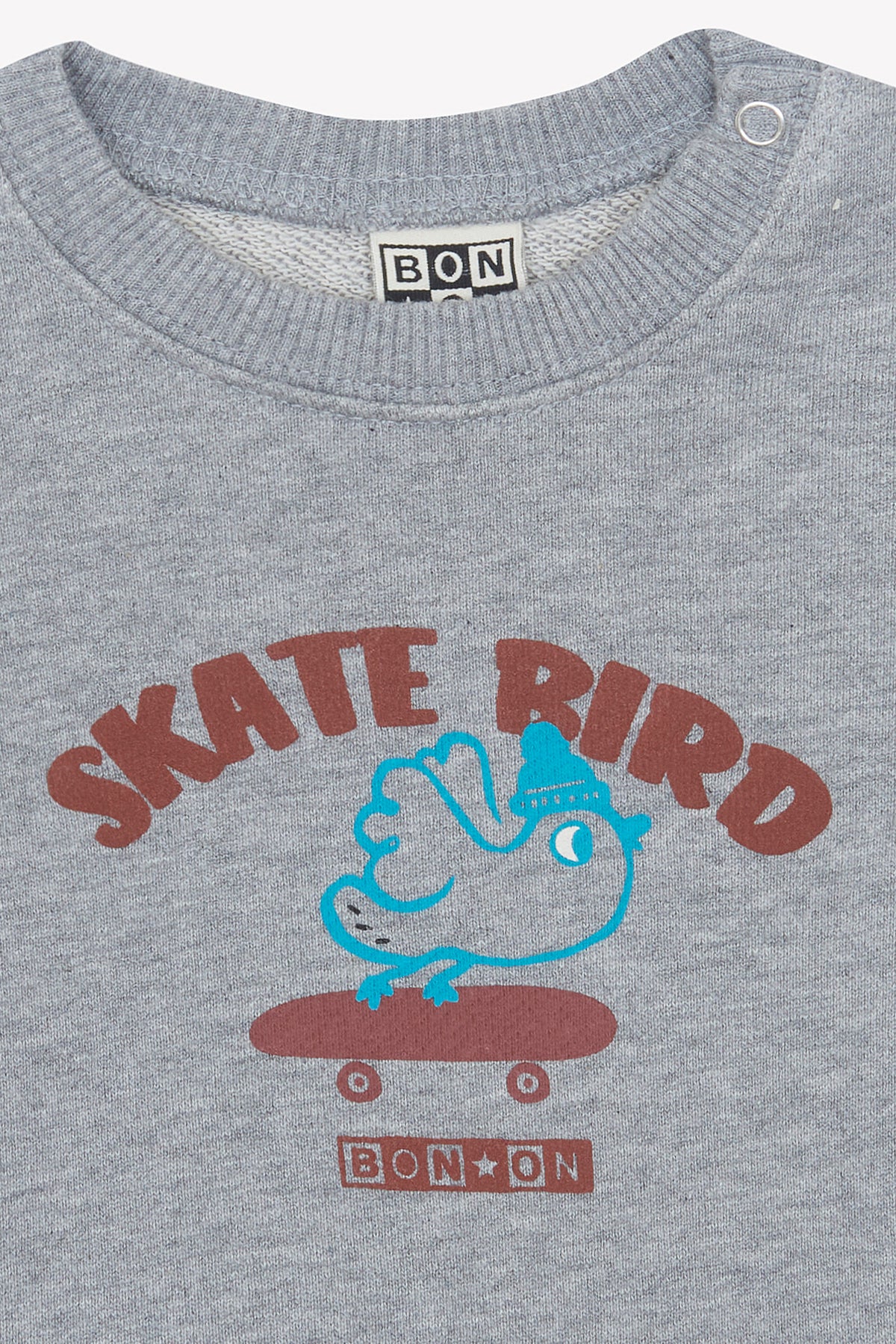 Sudadera - Smily Skatebird gris
