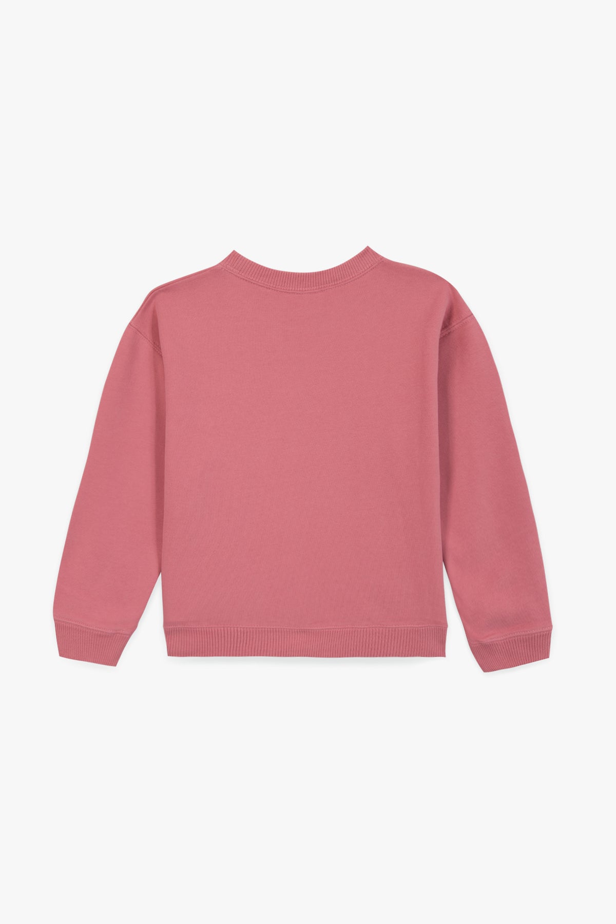Sweatshirt - Smile Onsdag i Pinkyee-lyserød