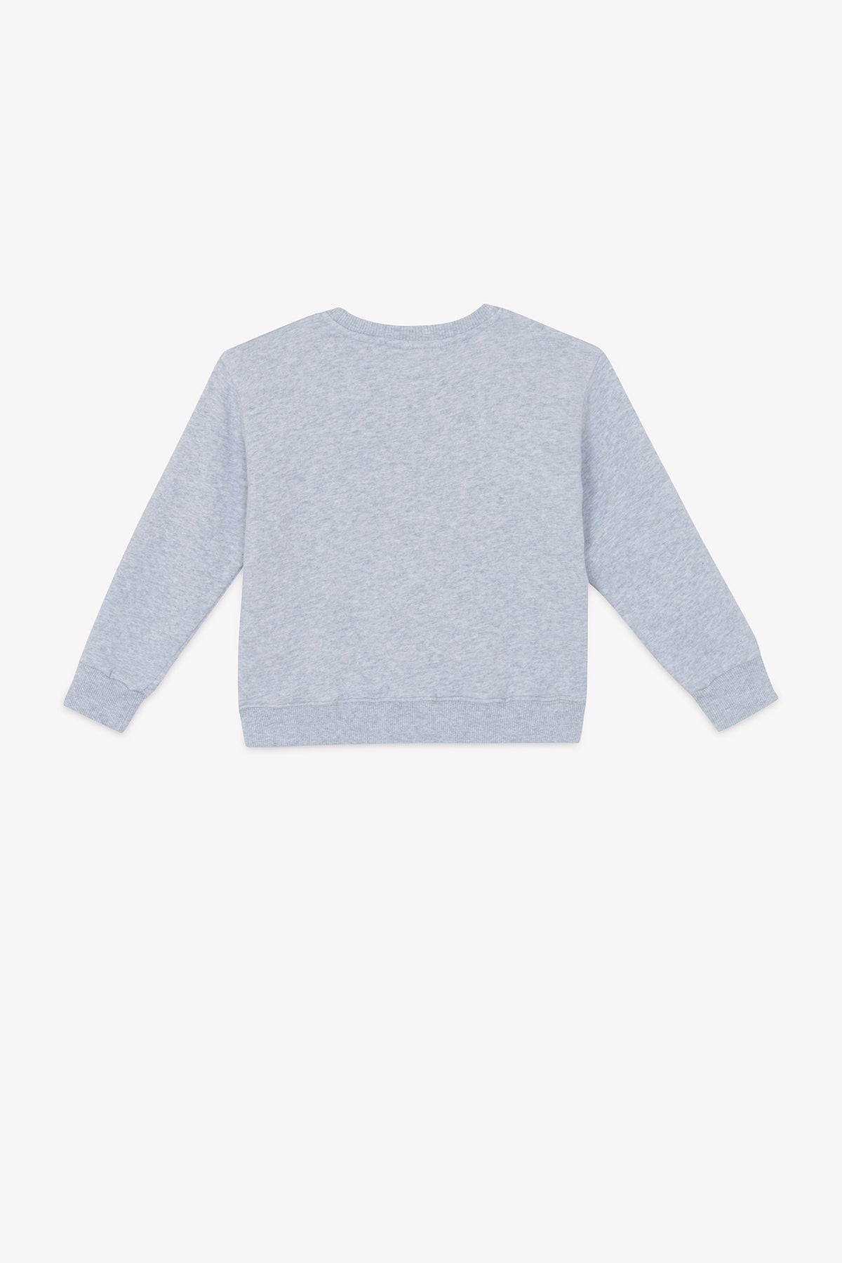 Sweatshirt - Smile Skatebird gråmeleret
