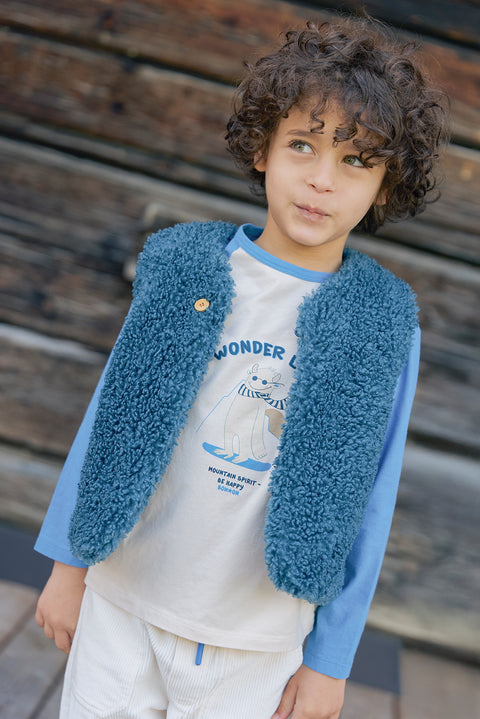 Cardigan - Beti Blue Lake Sherpa - Image principale