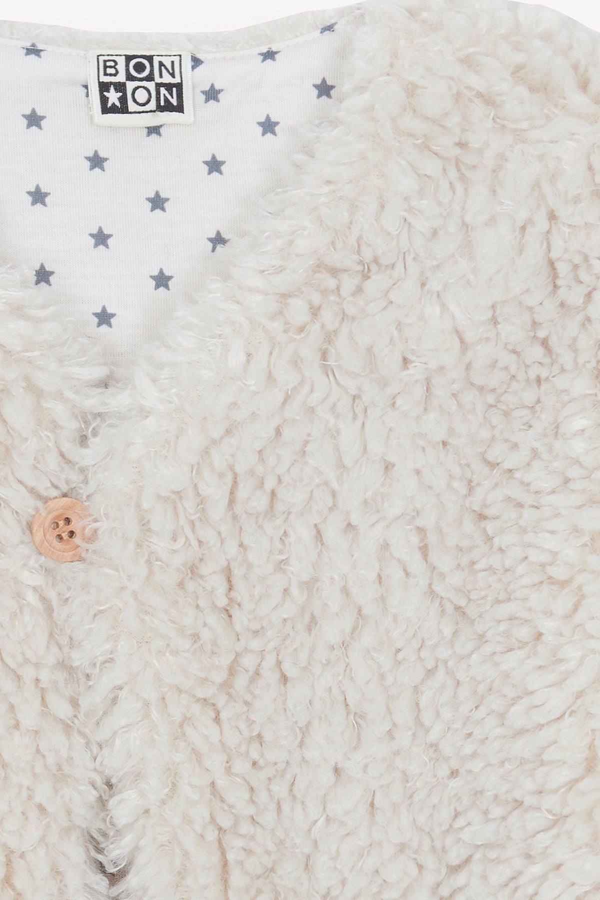 Weste - Beti Sherpa Ecru Bonton