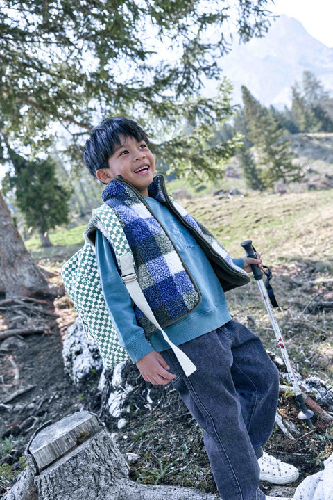 Gilet - Mont Blanc sherpa Bleu Brut - Image principale