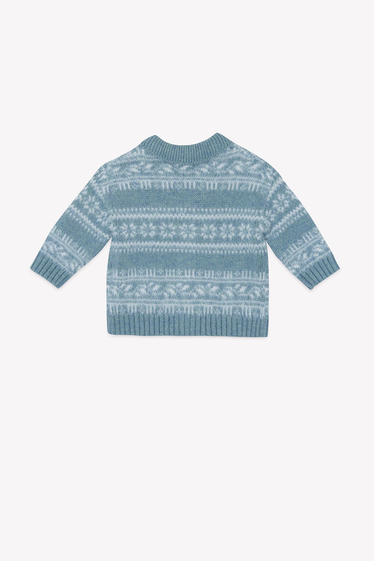Cardigan - Lucien Poilu Bleu Givre