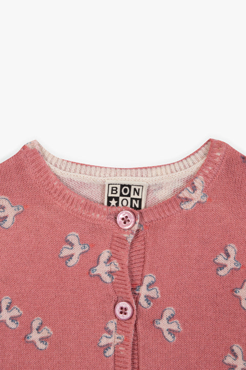 Cardigan - Lilet Print Little Birdy - Image principale