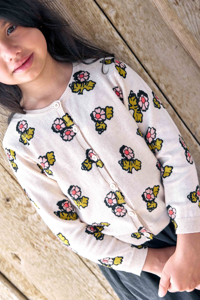 Cardigan - Lilou Print Fleur Faroe - Image principale