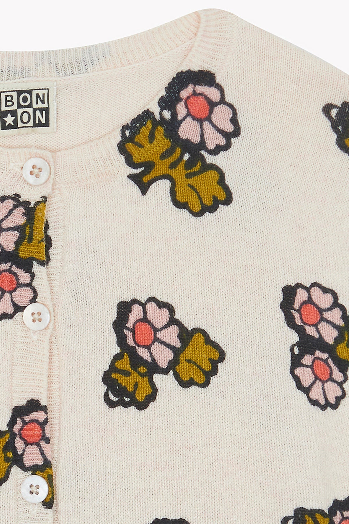 Cardigan - Lilou Faroe-Blumenmuster