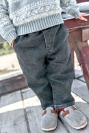 Jeans - Lucky aus grauem Denim
