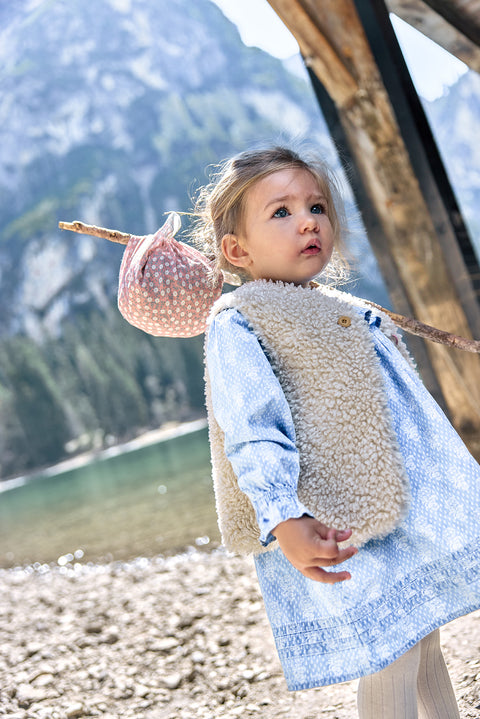 Cardigan - Beti Sherpa Ecru Bonton - Image principale