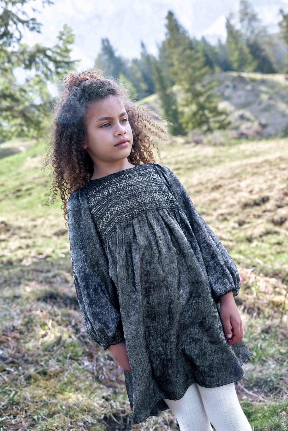 Dress - Colette Charcoal