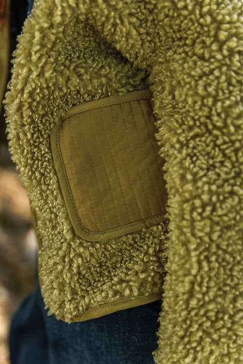Veste - Molly Sherpa Vert Tige - Image principale