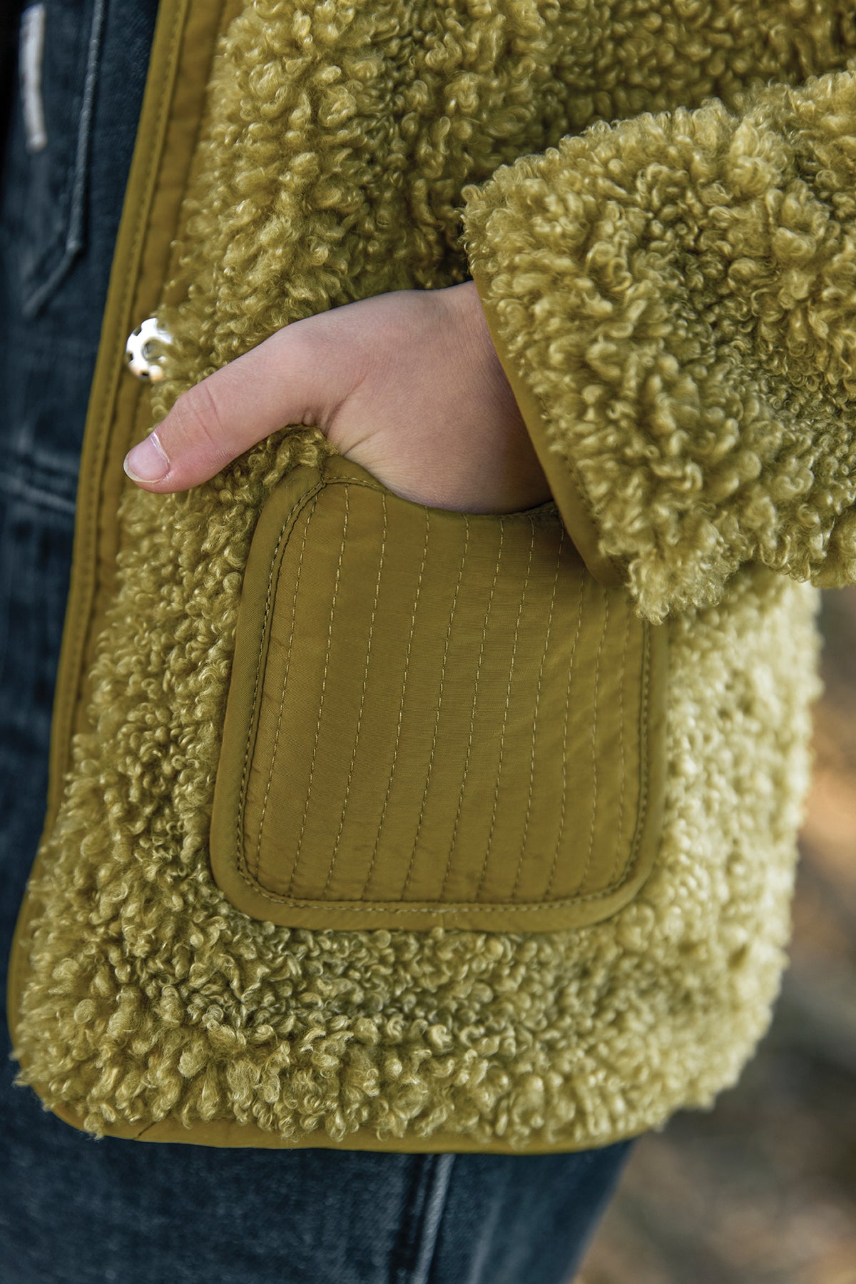 Veste - Molly Sherpa Vert Tige