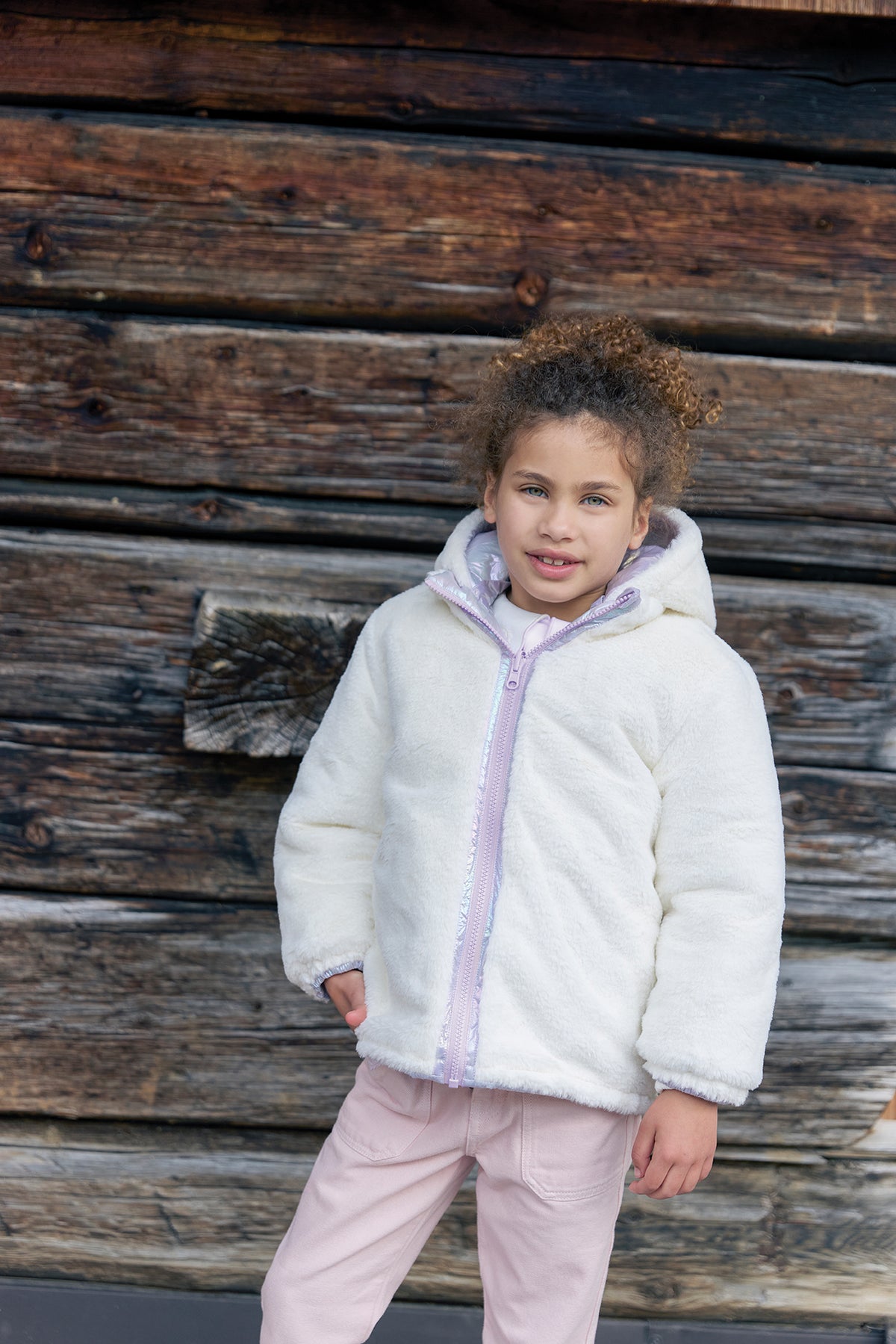 Chaqueta acolchada - Moove rosa irisado
