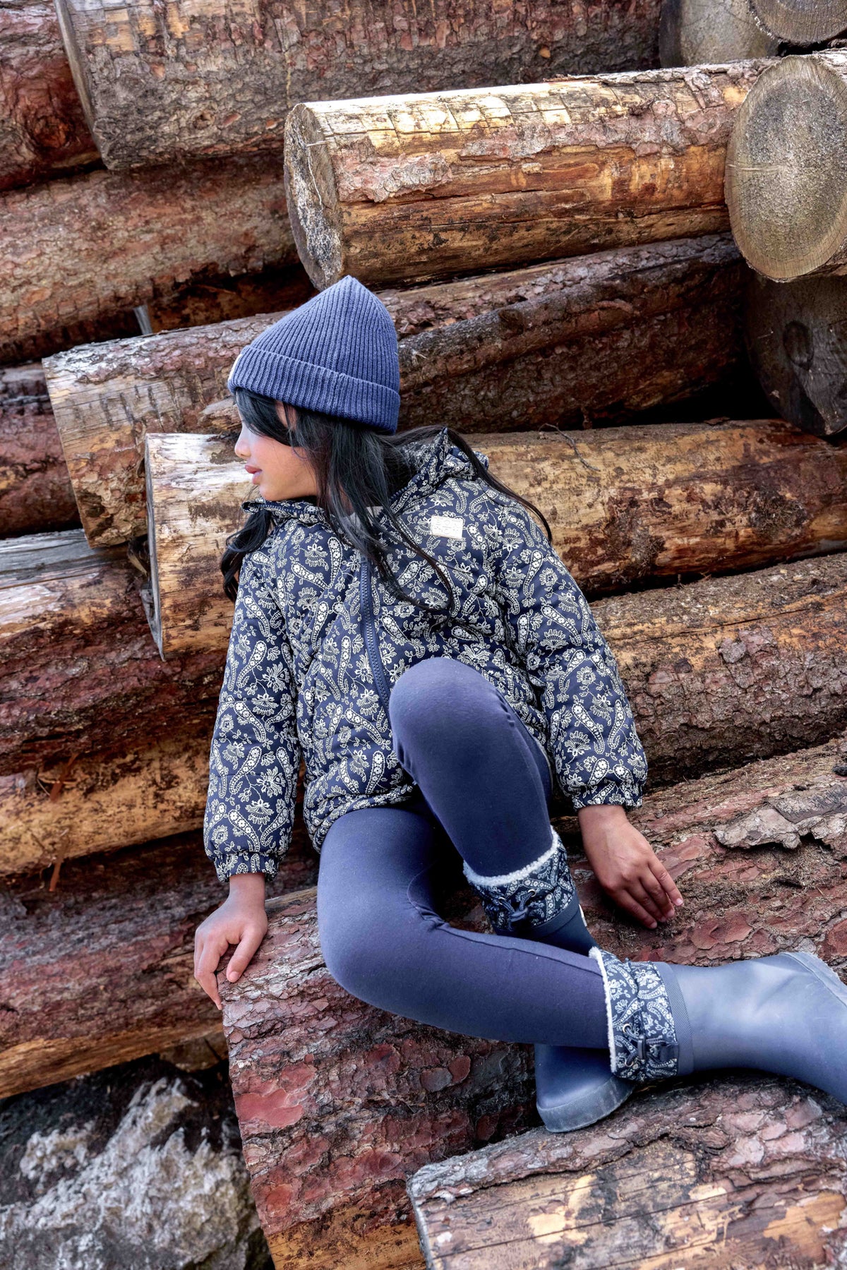 Legging - Linata Raw Blue