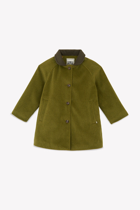 Manteau - Maelle Vert Tige - Image principale