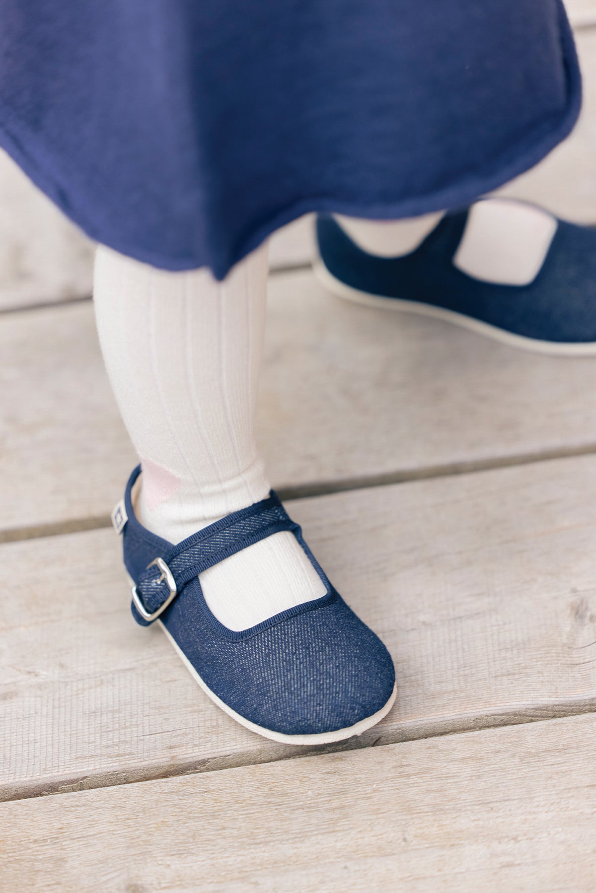 Babysko - Jane i mellemblå denim