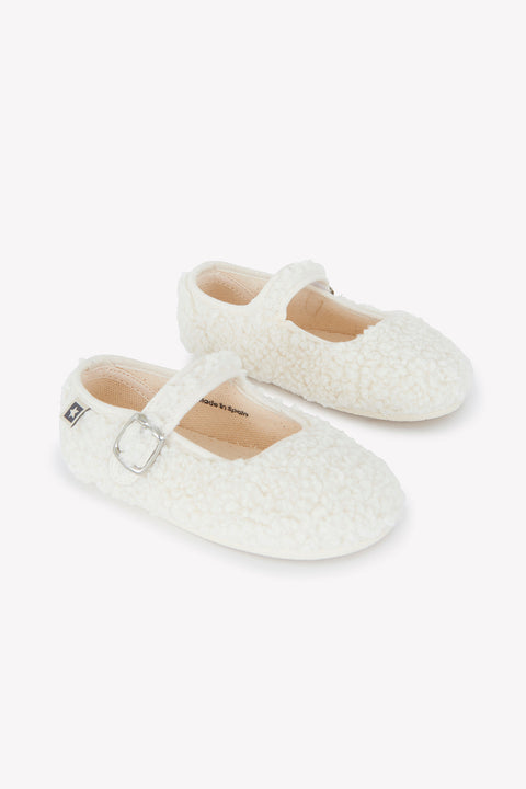 Chaussons - Jane Sherpa Ecru Bonton - Image principale