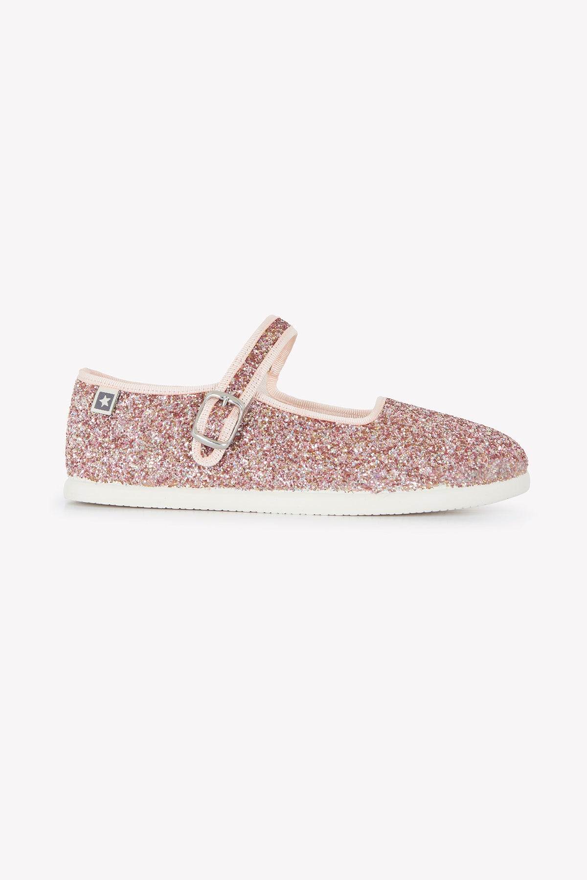 Bandschoenen - Jane met gouden pailletten