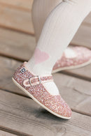 Bandschoenen - Jane met gouden pailletten