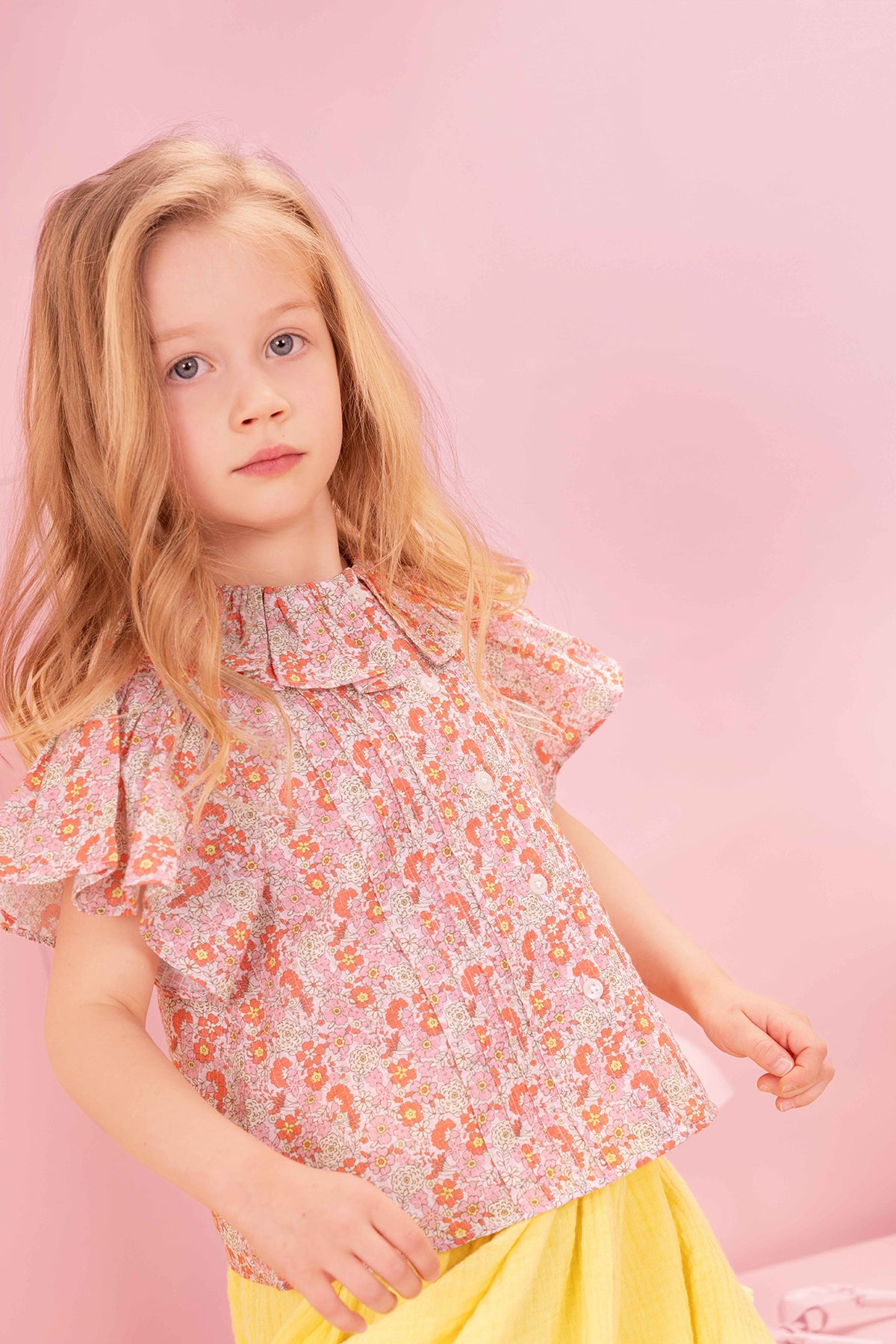 Blouse - Nancy Flores Vintage Rosa