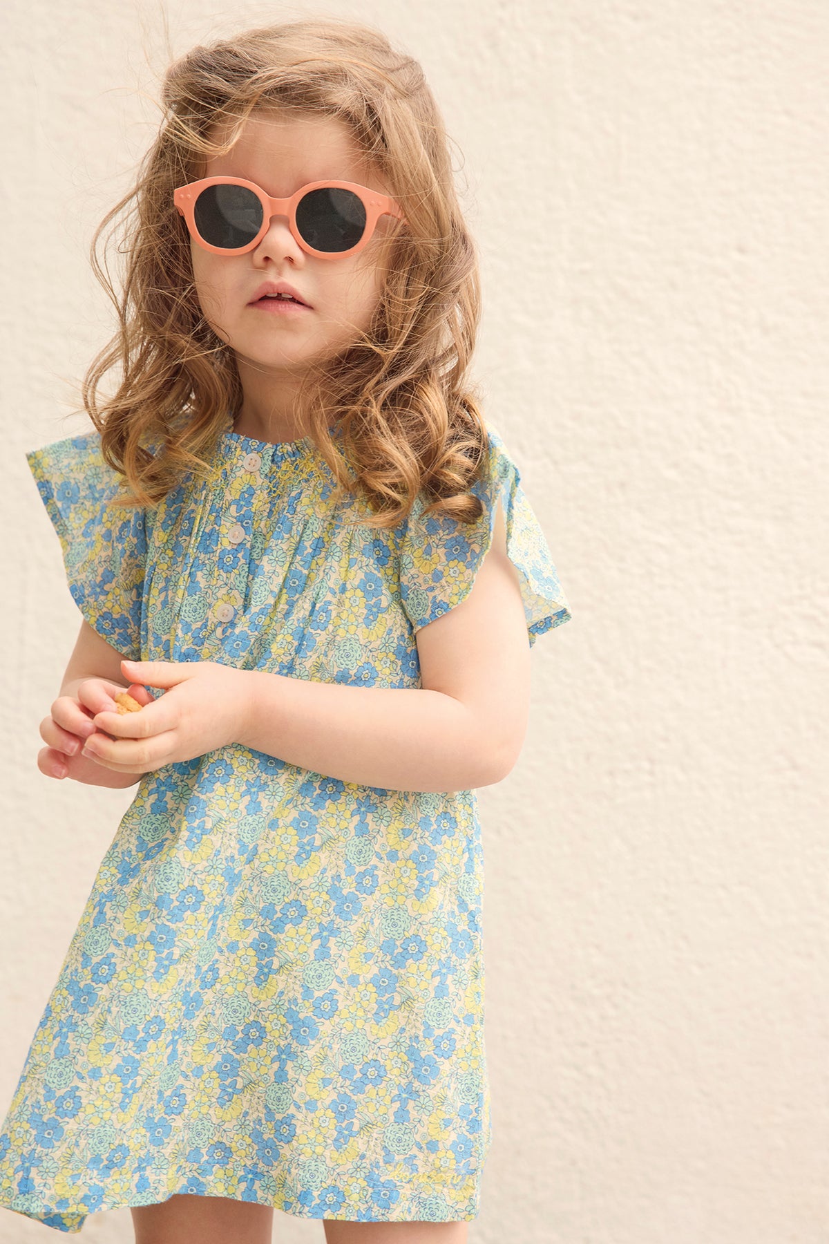 Robe - Noisette Fleur Vintage Bleu