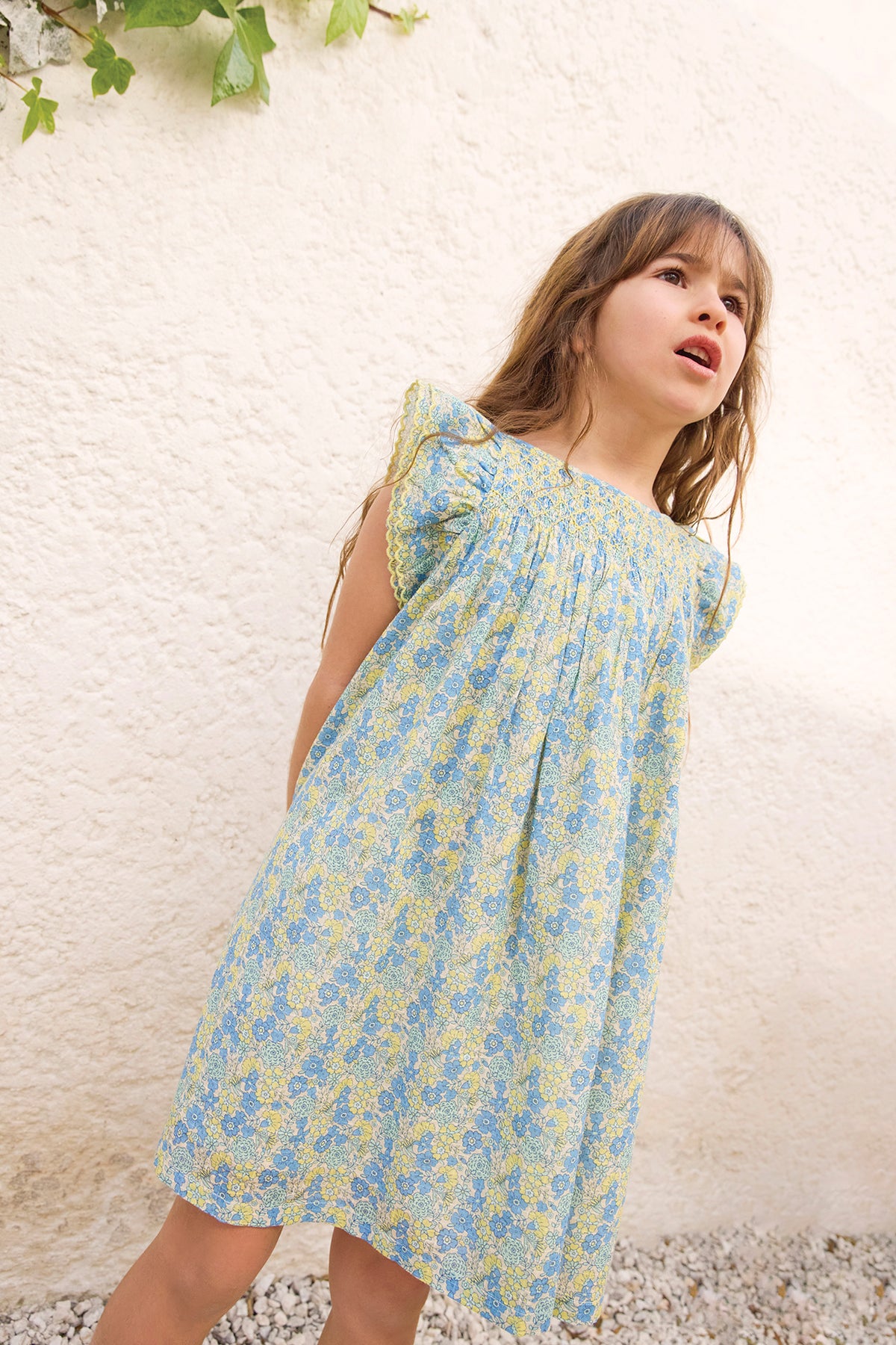 Robe - Léna Fleur Vintage Bleu