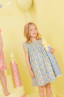 Robe - Léna Fleur Vintage Bleu
