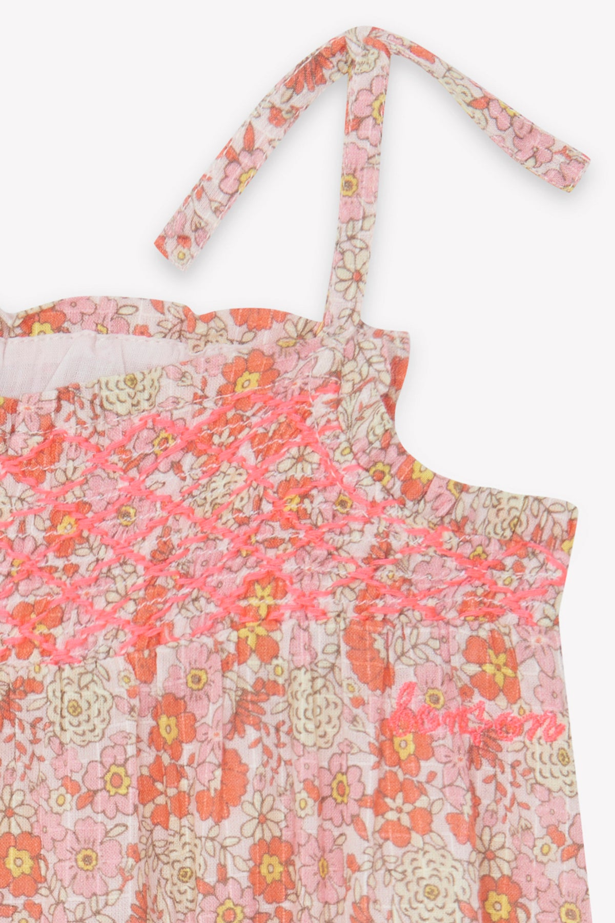 Jumpsuit - Calina vintagebloemen roze