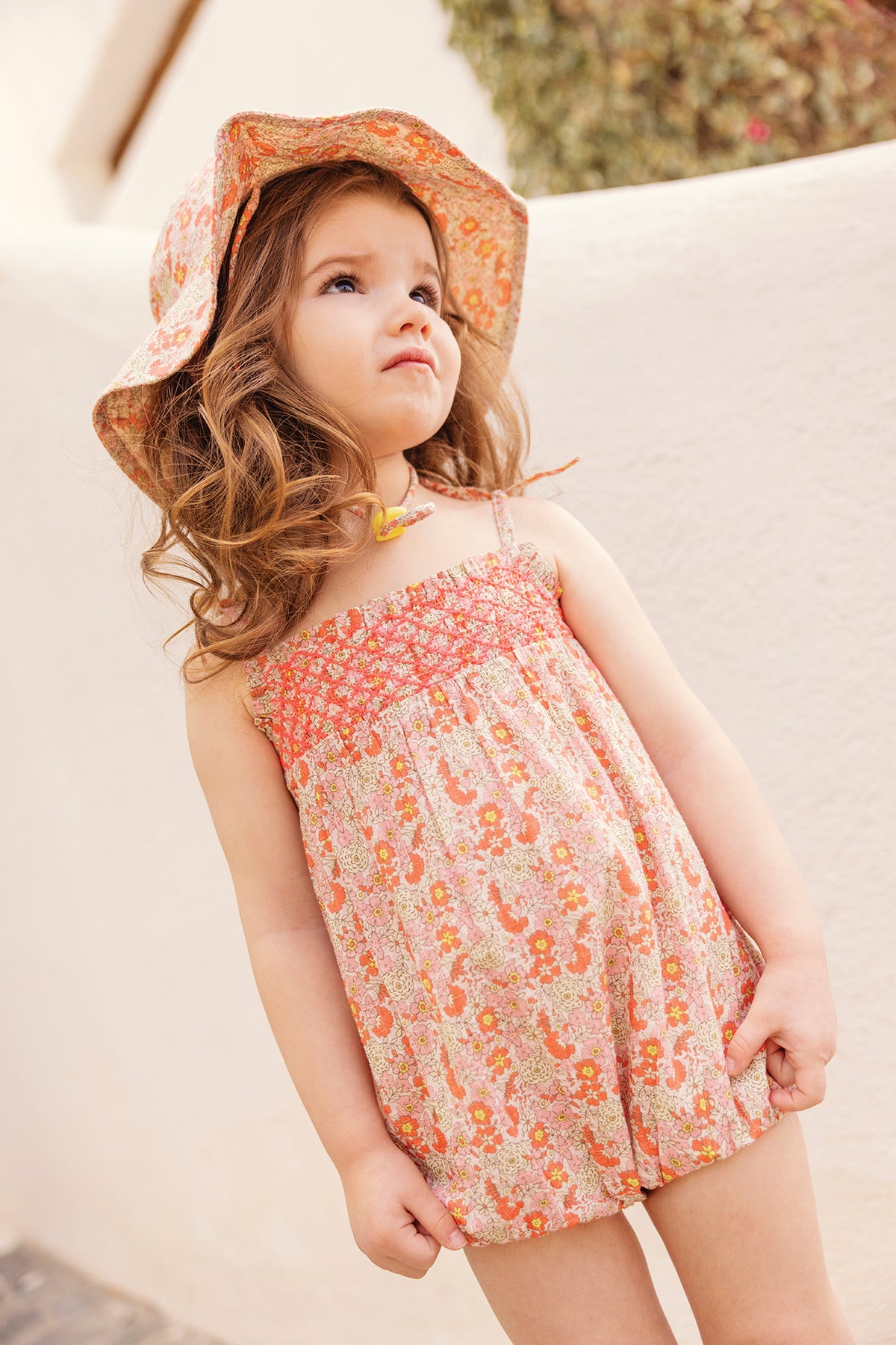 Jumpsuit - Calina vintagebloemen roze