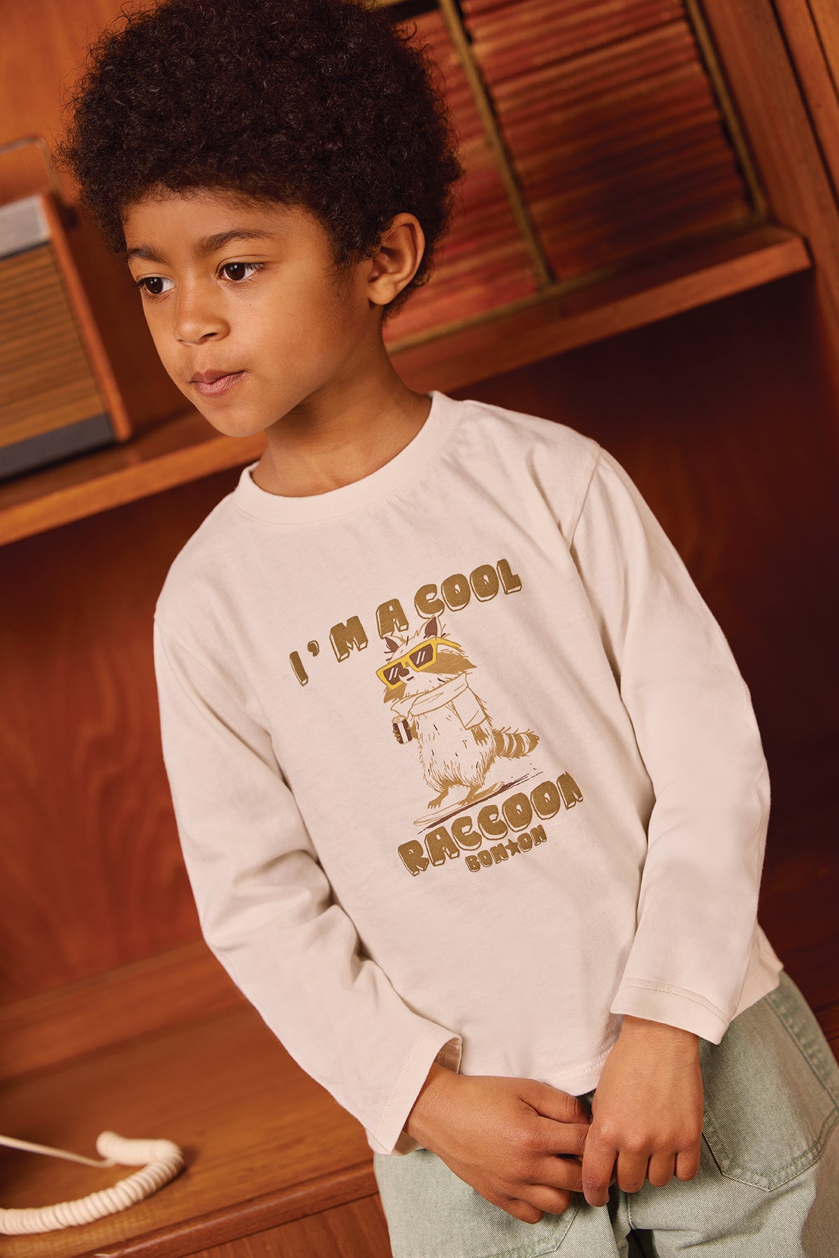 T-shirt - Taxo mælk i bomuld