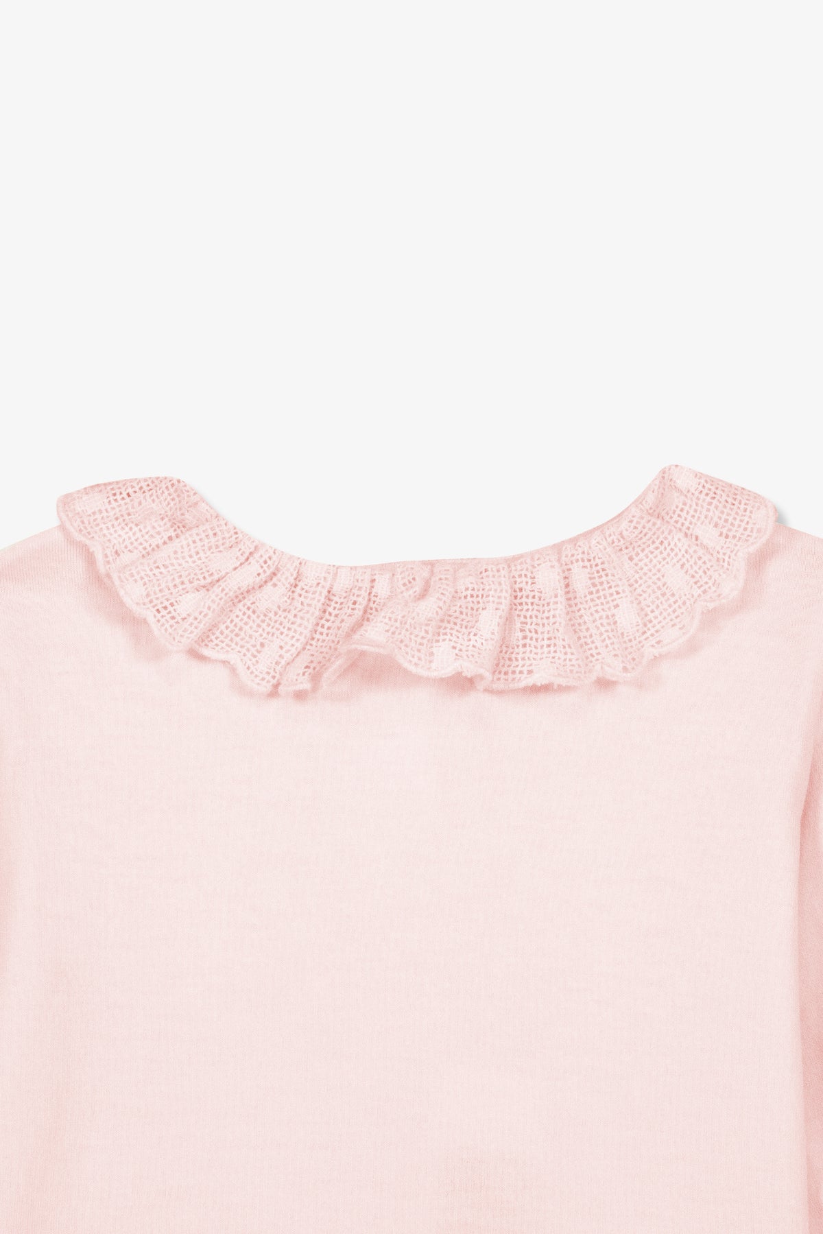 Camiseta - Piris rosa bebé de algodón