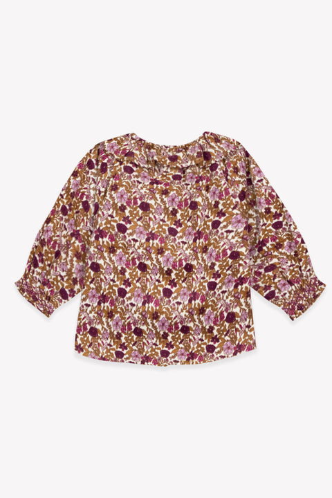 Blouse - Solane Flowers Velours - Image principale