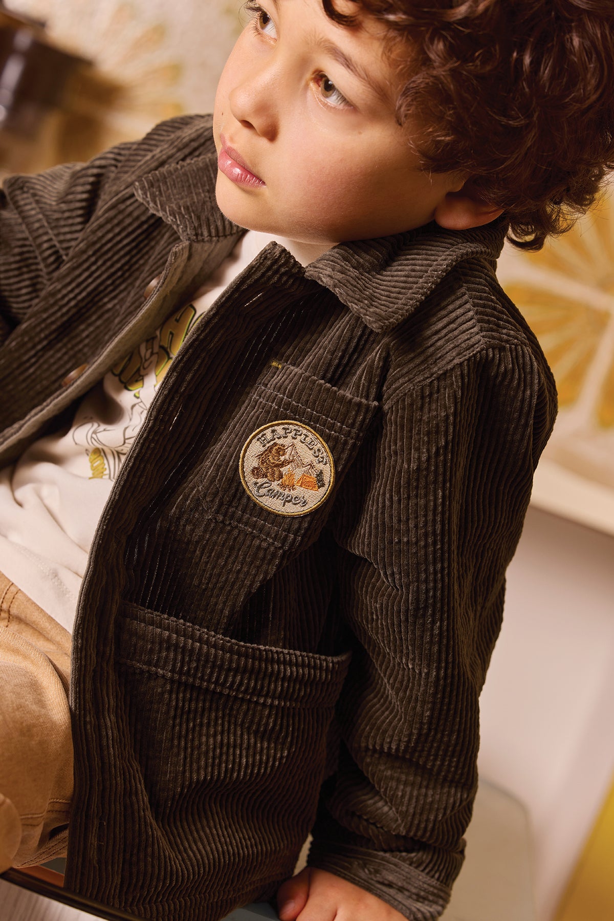 Overshirt - Pastore Highland-kaki katoen