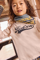 T-Shirt - Taxo Grau mit Baumwoll-Logo