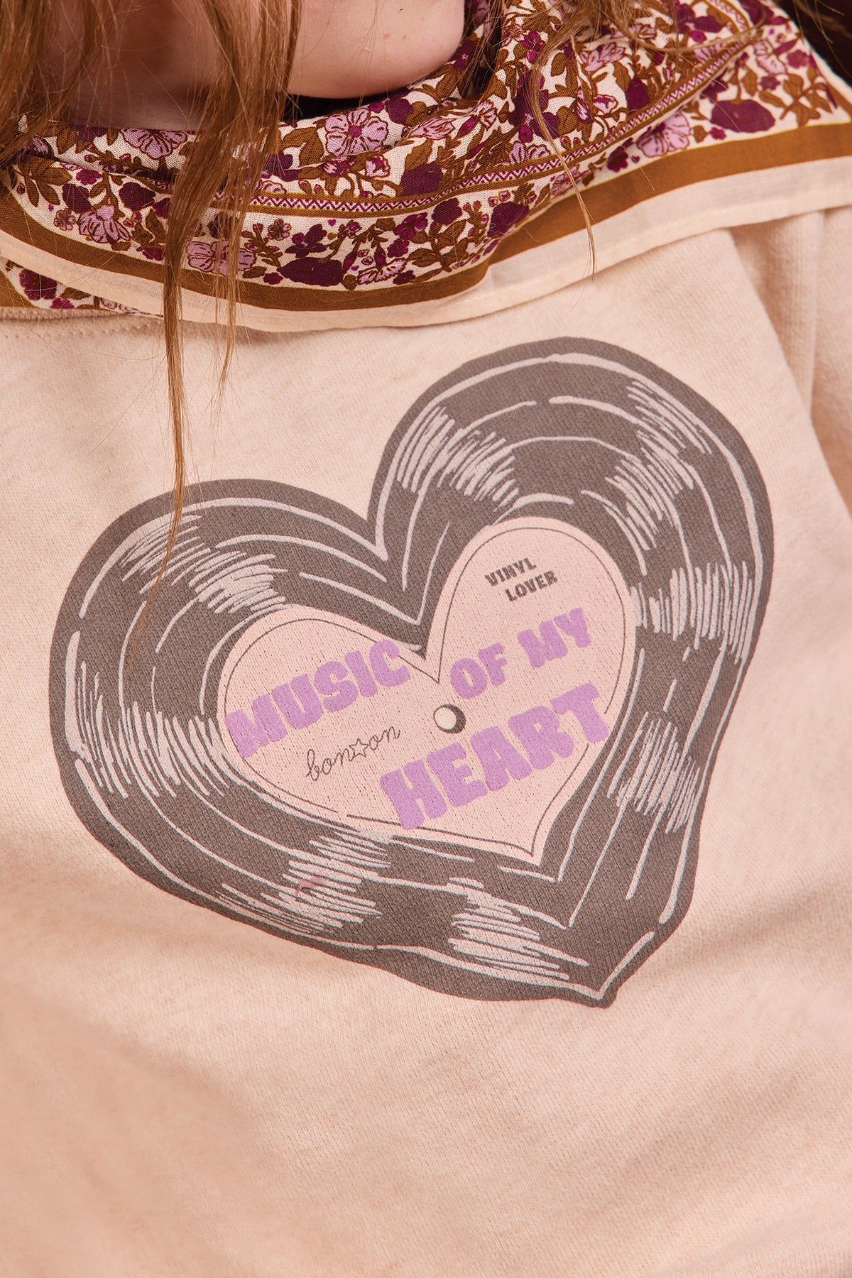 Sweatshirt - Smile Vinyl Cotton