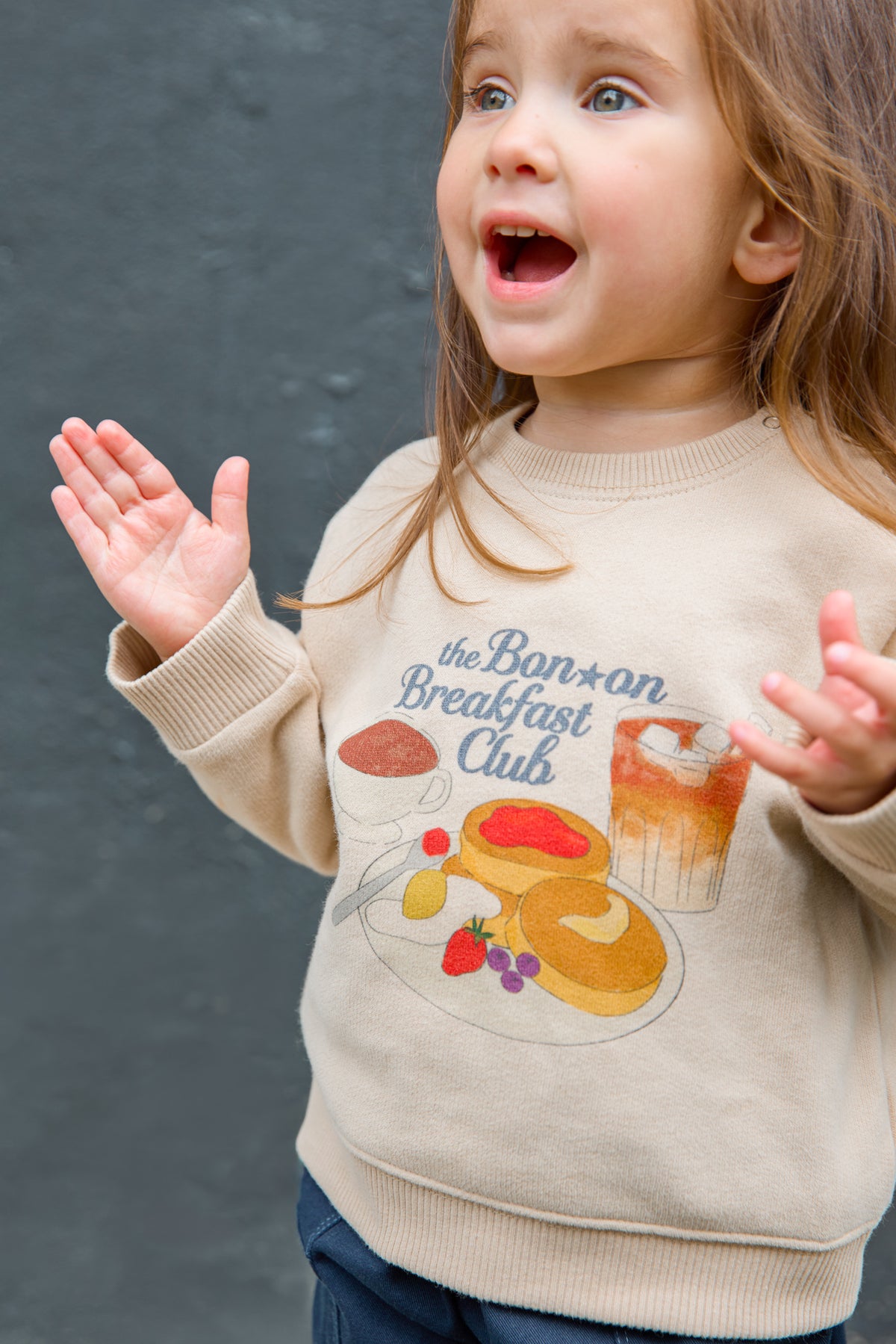 Sudadera - Smily Breakfast de algodón