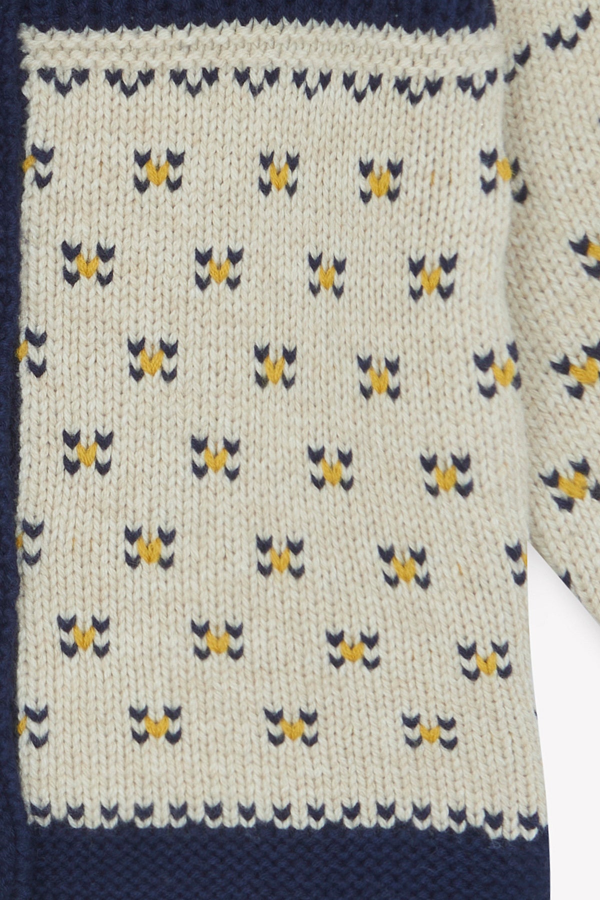 Cardigan - Pekin Blue aus Jacquard