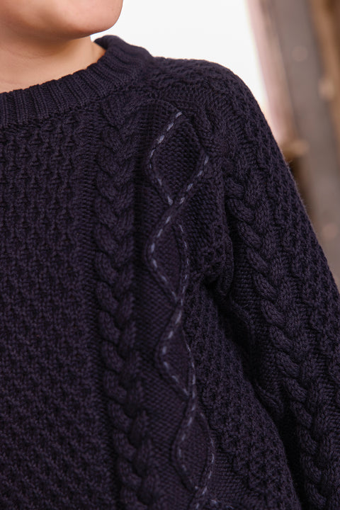 Pull - Port Smouth Blue Coton - Image principale