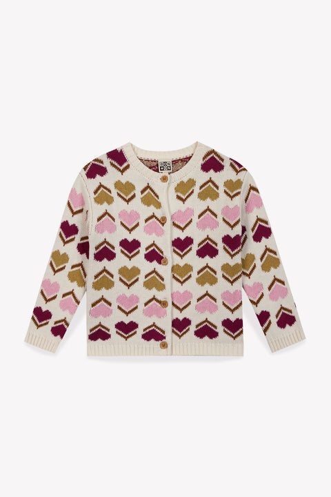 Cardigan - Maligne Milk Jacquard - Image principale