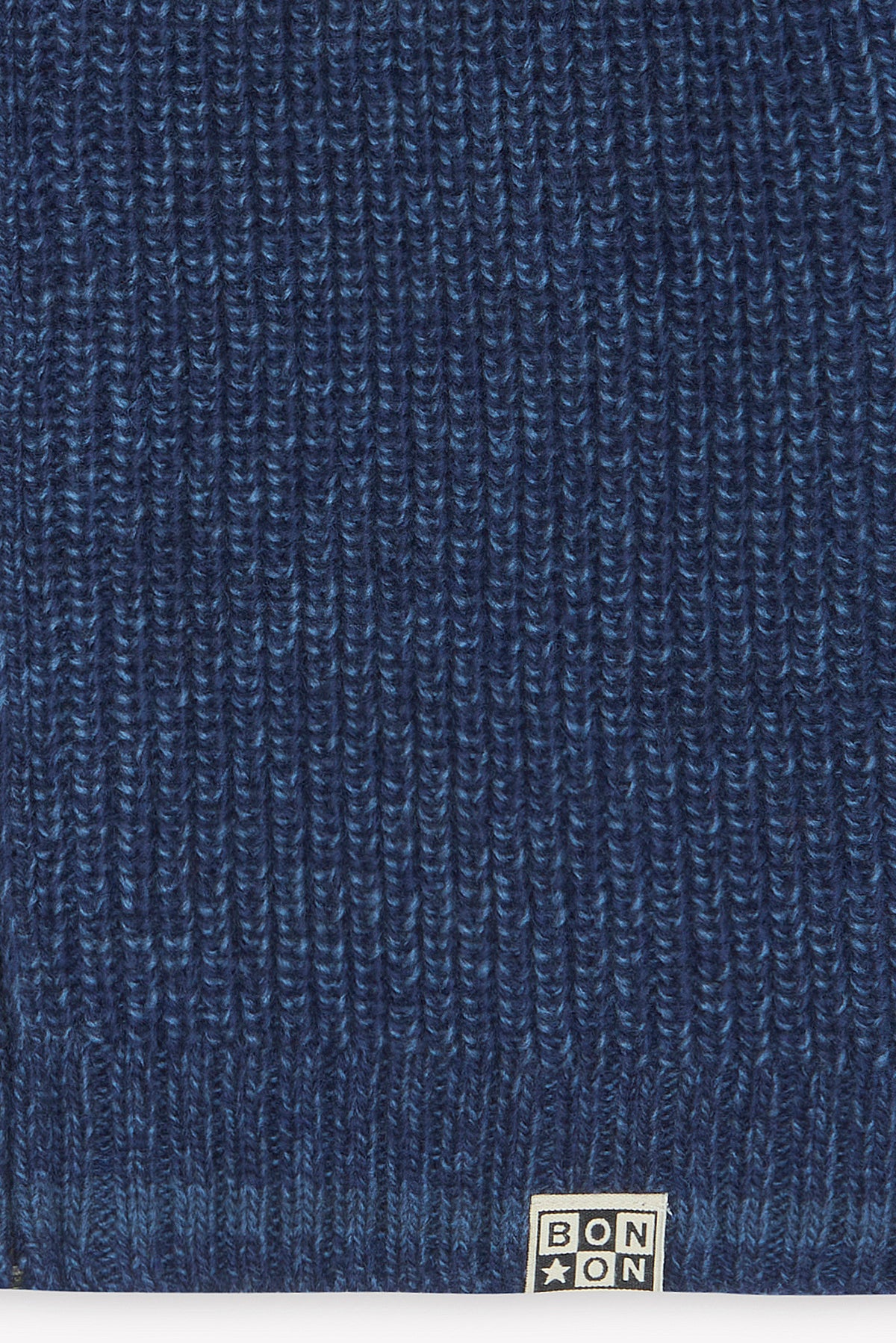 Cardigan - Pimpon in Wollblau