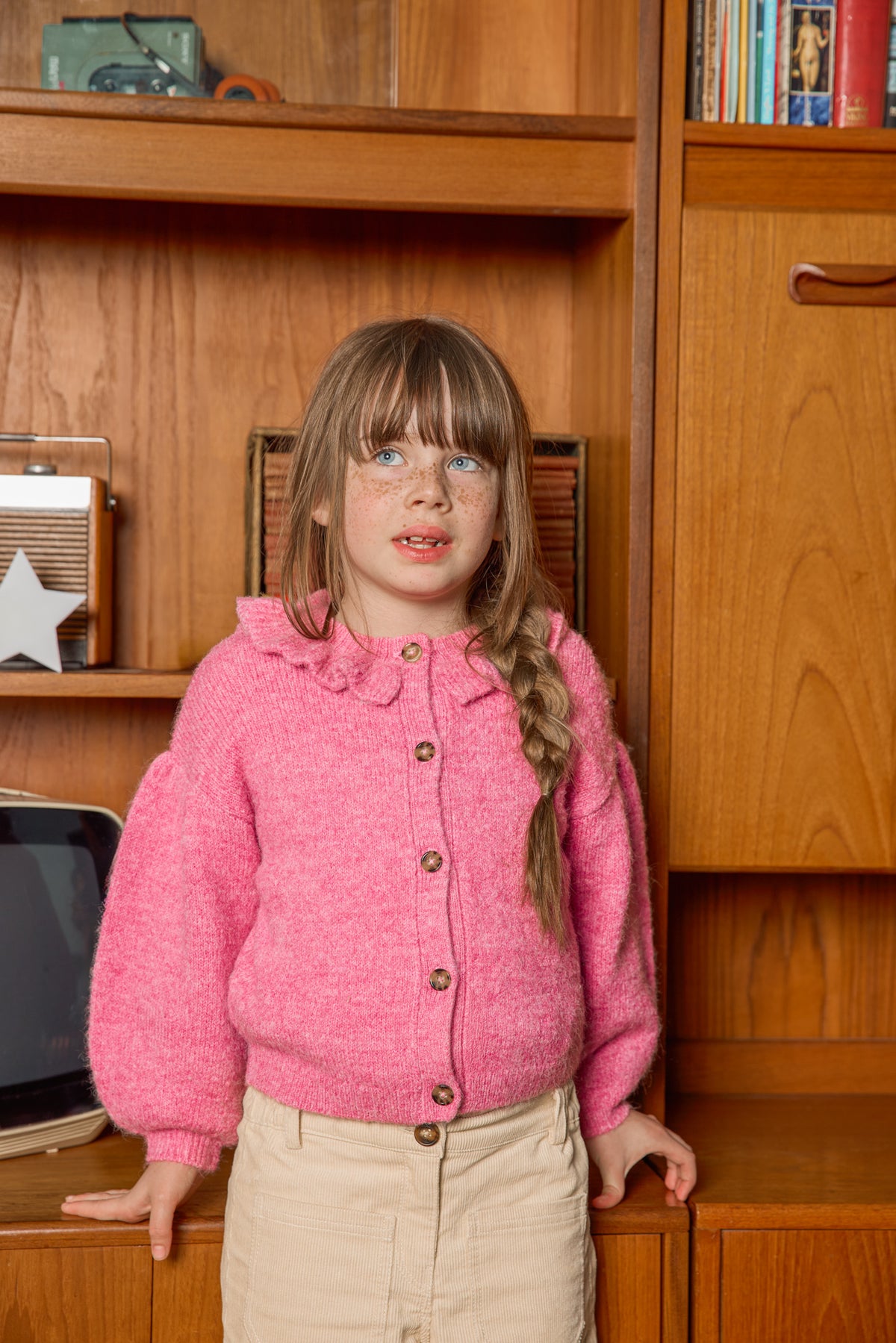 Cardigan - Paloma Rosa Flæse