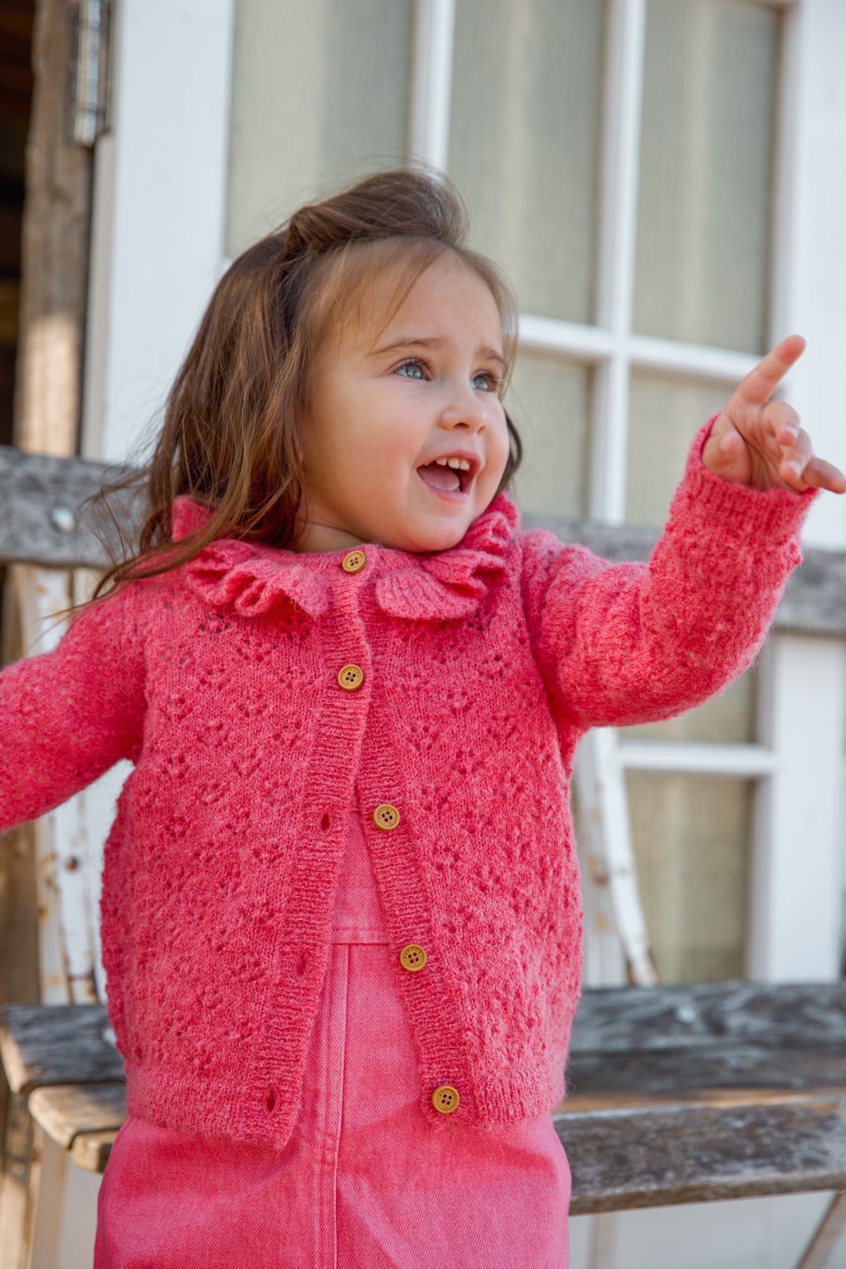 Cardigan - Corolle Pink Wool