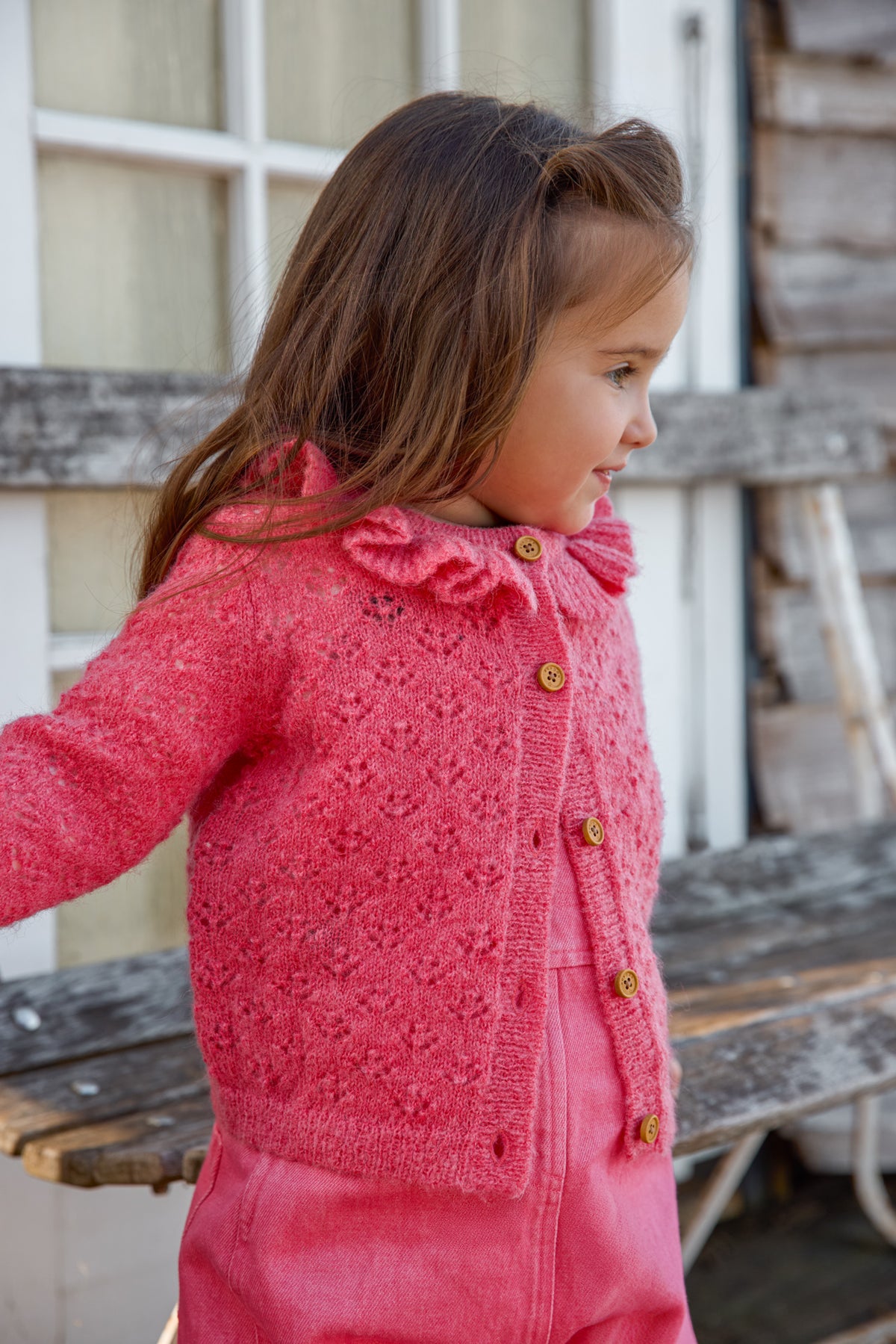 Cardigan - Corolle Pink Wool