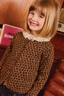 Cardigan - Lilou Léopard Coton Cachemire