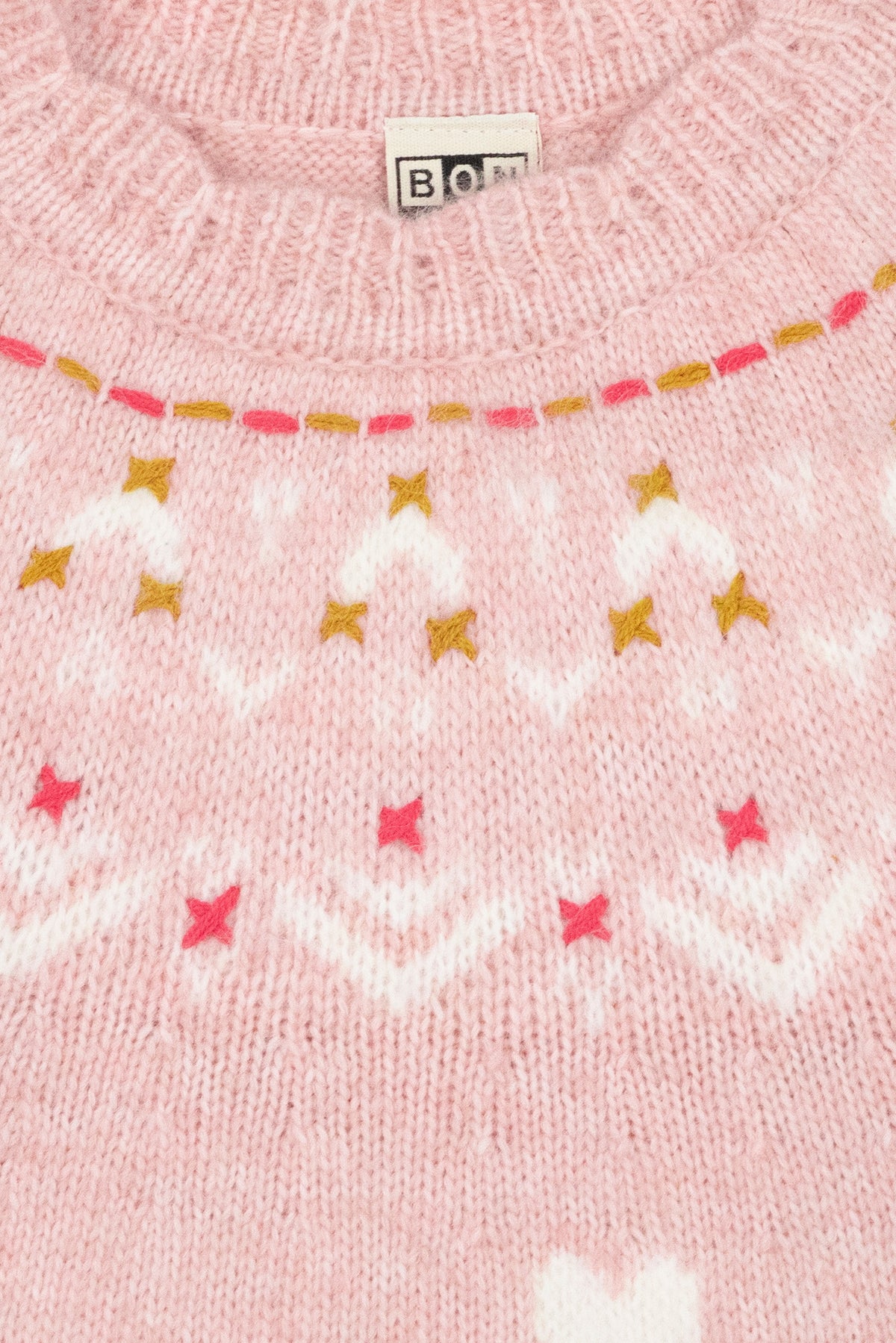 Pull - Pastel Rose Elizabeth Jacquard