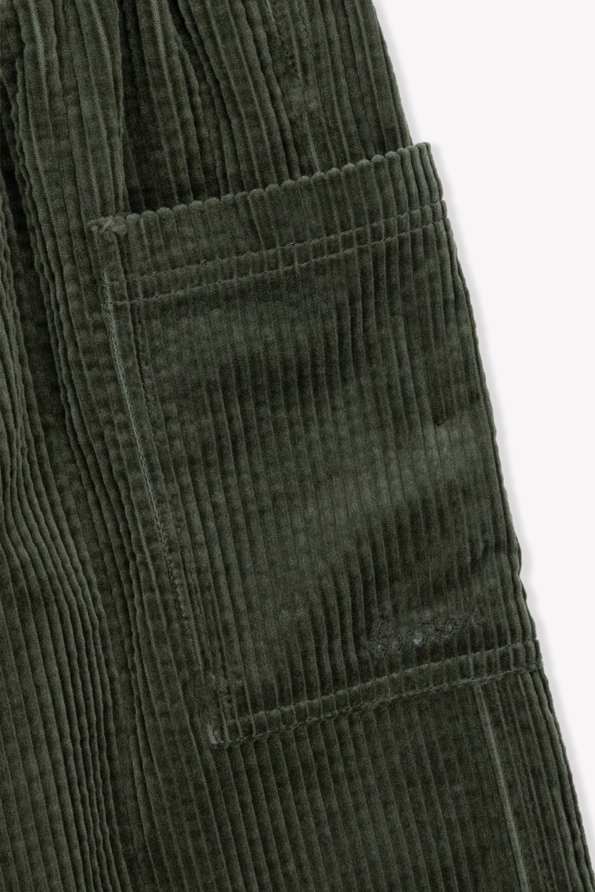 Broek - Lauren van kaki fluweel